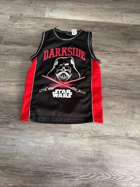 Star Wars Black and Red Darkside Sleeveless Tank Top
